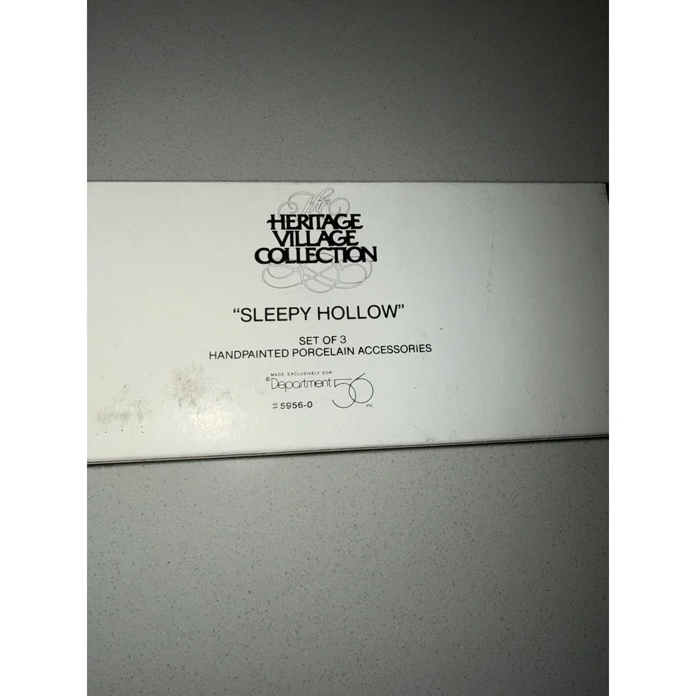Department 56 Sleepy Hollow Characters Set of 3